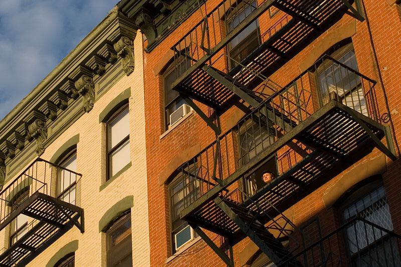 Sunset and Apartments of the LES