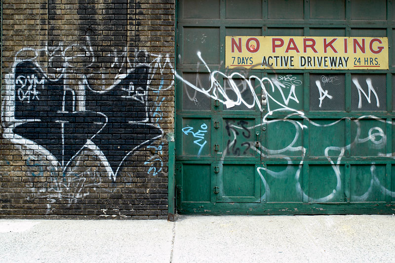 No Parking and Graffiti