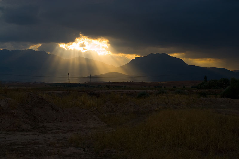 Clouds and Light Shaft