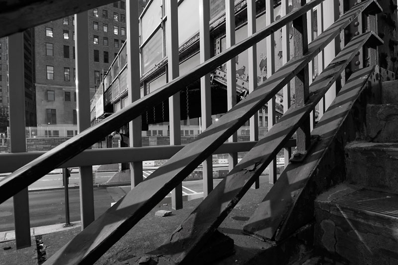 Stairs Sidelight Downtown