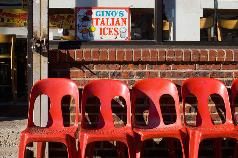 Italian Ices, Red Chairs