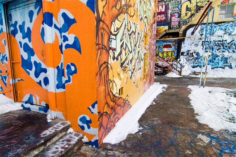 Graffiti Building Corner