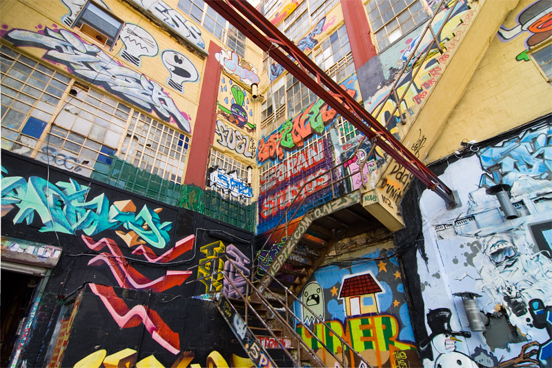 Graffiti Building Detail