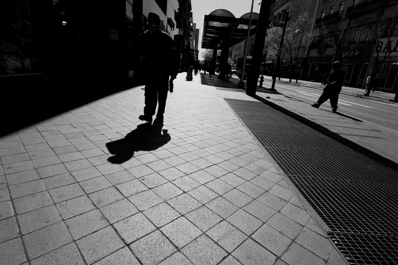 Mall Walking Shadow