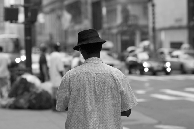 Back Hat Bokeh