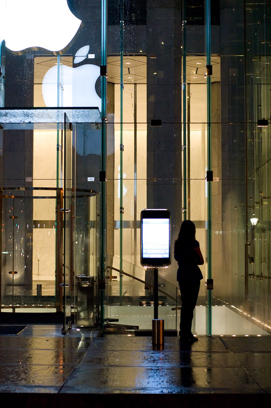 Apple Store After Rain