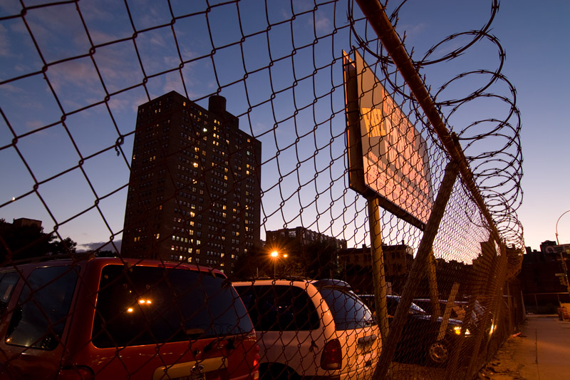 L.E.S. Fence and Sunset