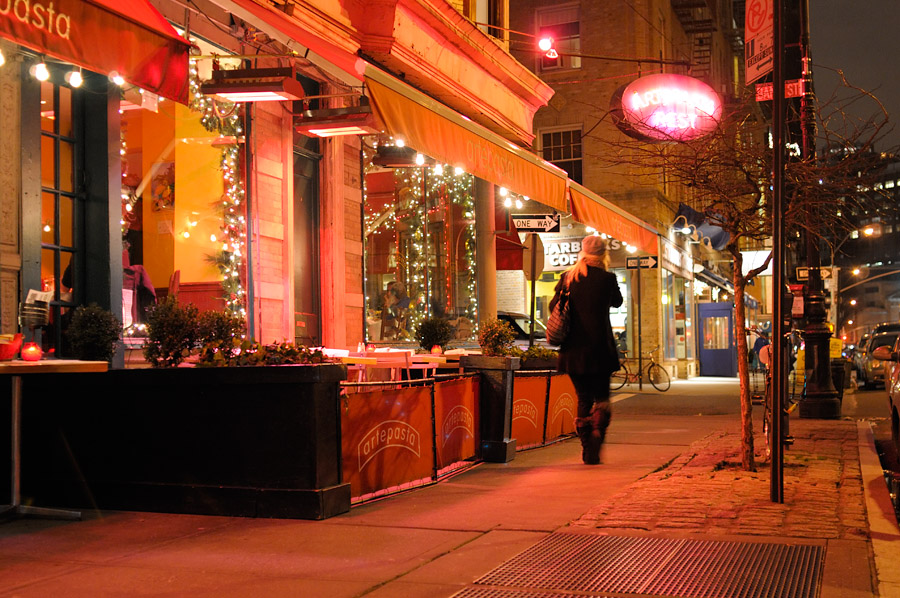 West Village Restaurant, Outside